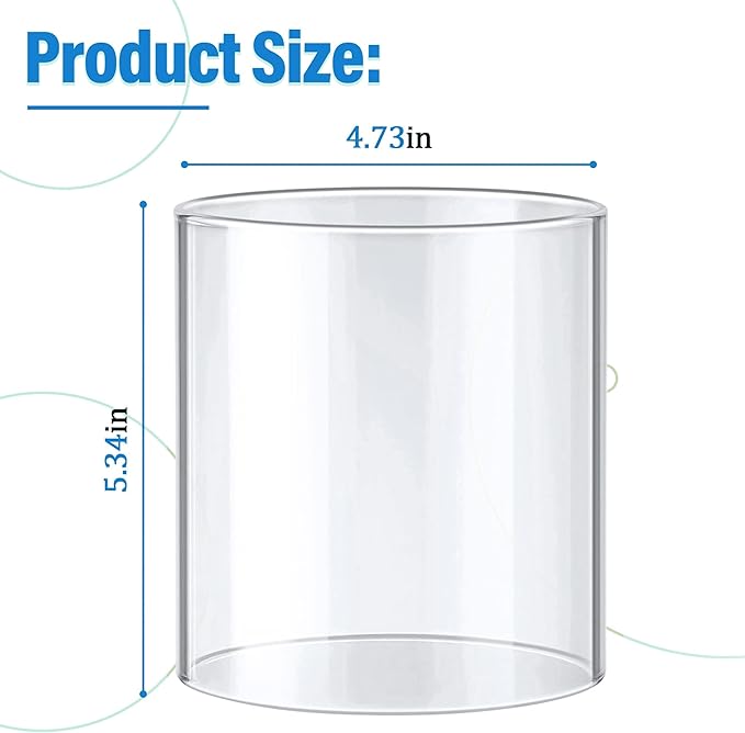 10 Pcs Propane Lantern Mantles with Glass Globe Replacement – Compatible with Coleman Fueled Lanterns – Fits Models 290, 220, 228, 235, 252, 206, 290A, 295, 2600-A50, 2600-A50C, 2600-A57, 3000000946