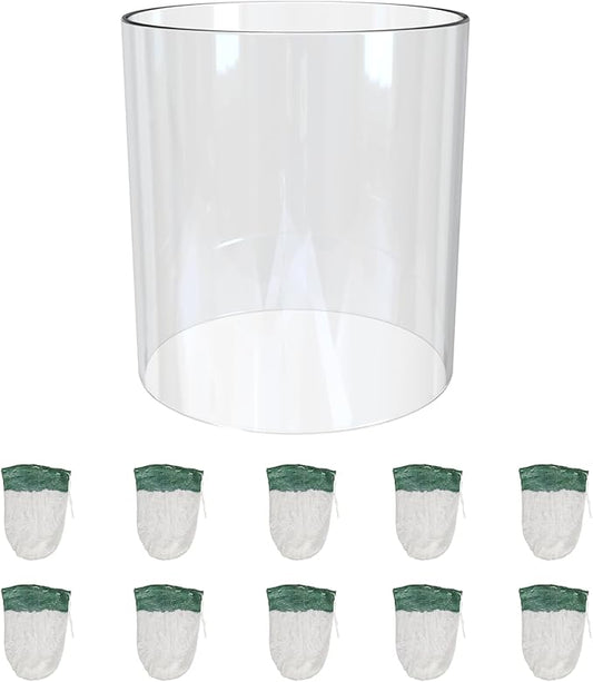 10 Pcs Propane Lantern Mantles, U Shape Mantles and Standard Shape Lantern Replacement Globe for Outdoor Camping Lantern Lanterns.