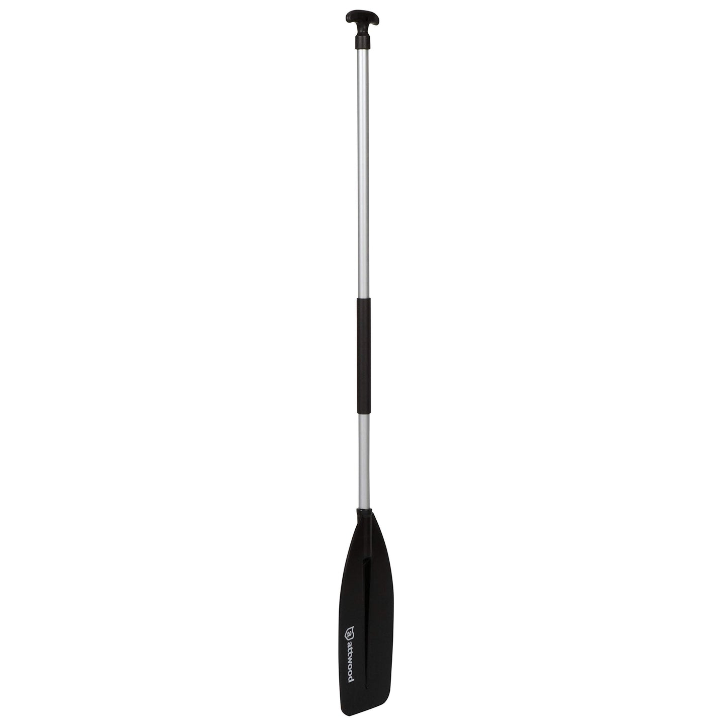 Attwood 11765-1 Canoe Paddle, Aluminum and Plastic, 5-Feet Long, Black Blade, Ergonomic Grip