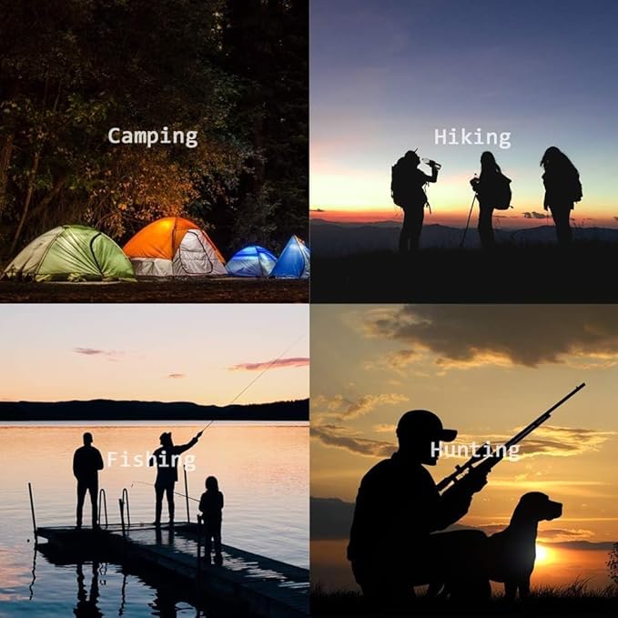 3 Pack LED Rechargeable Flashlight, Super Bright Small Mini Camping Flashlights Zoomable Beam, Convenient USB C Charging for Camping Hiking Outdoor Home Emergency