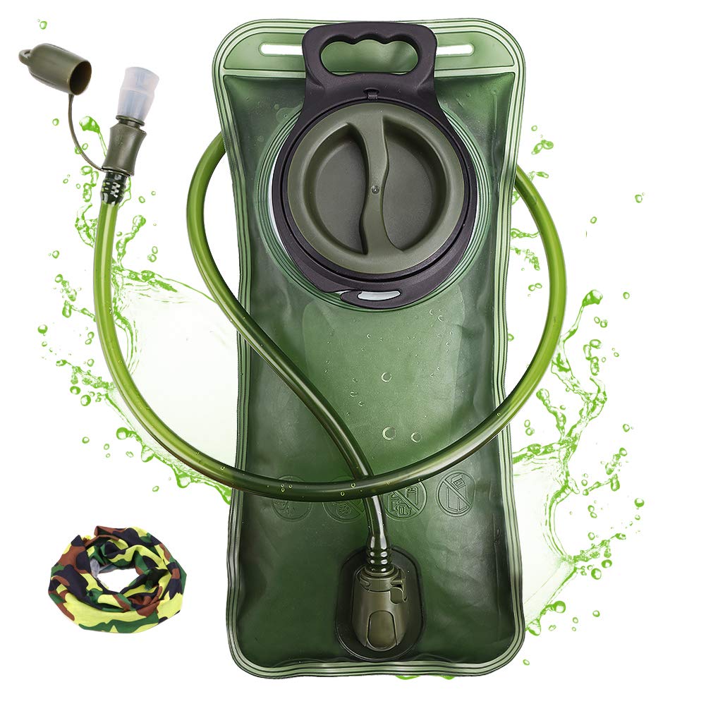 Hydration Bladder, 1.5L Water Bladder for Hiking Backpack, BPA-Free Leak Proof Water Reservoir
