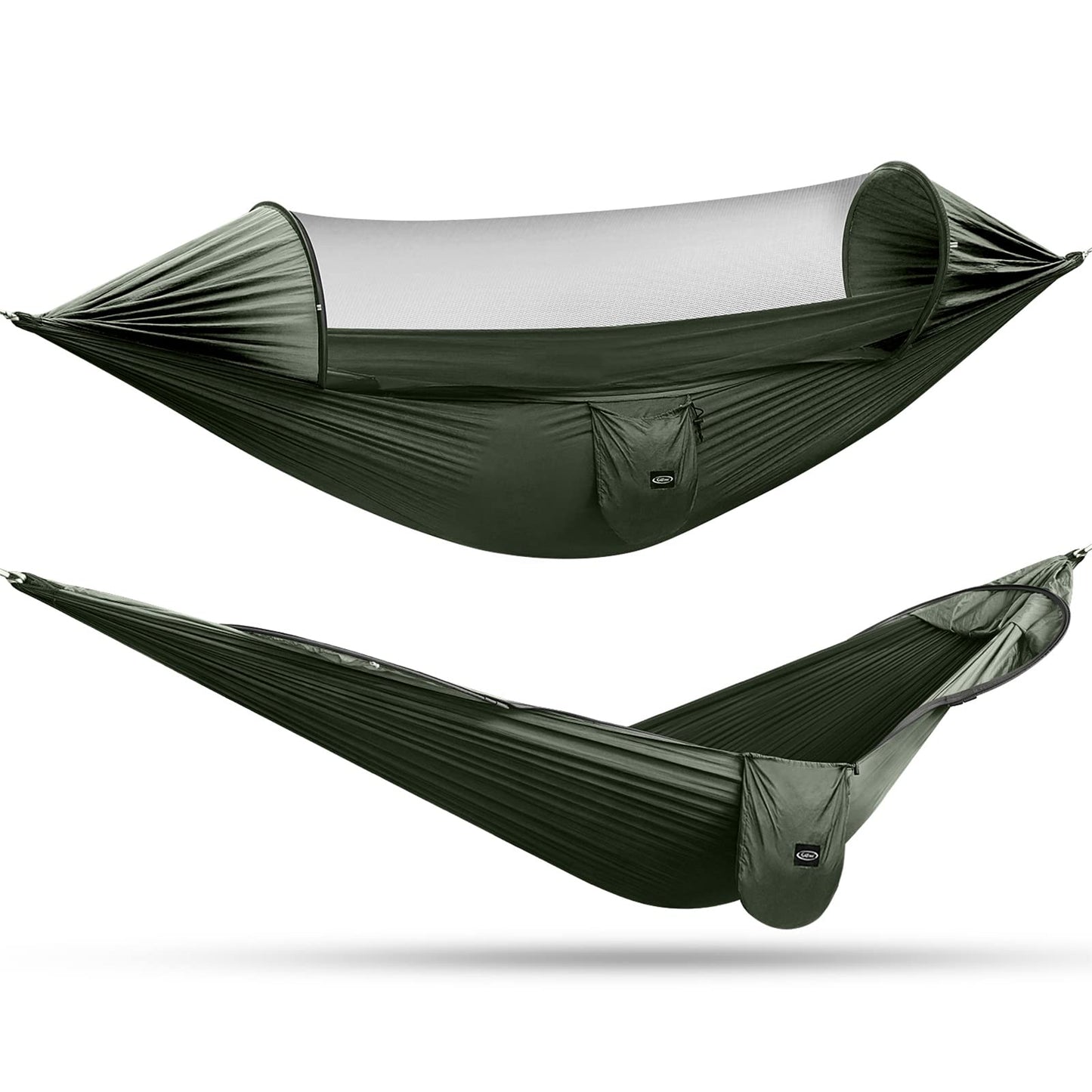 G4Free Large Camping Hammock for Outside with Mosquito Net 2 People Hammock