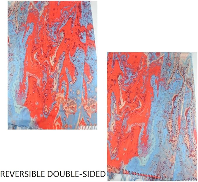 Umjetnost Soft Cashmere Feel Scarf For Women Winter Warm Scarves Large Shawl Wrap Monet Van Gogh Art Print