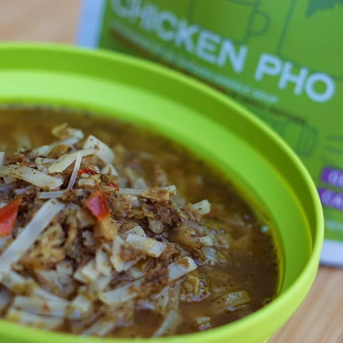 GOOD TO-GO Chicken Pho (6-Pack of Single Servings) | Camping & Backpacking Food | Just Add Water Backpacking Meals | Good To-Go Dehydrated Meals Taste Better Than Freeze Dried Food