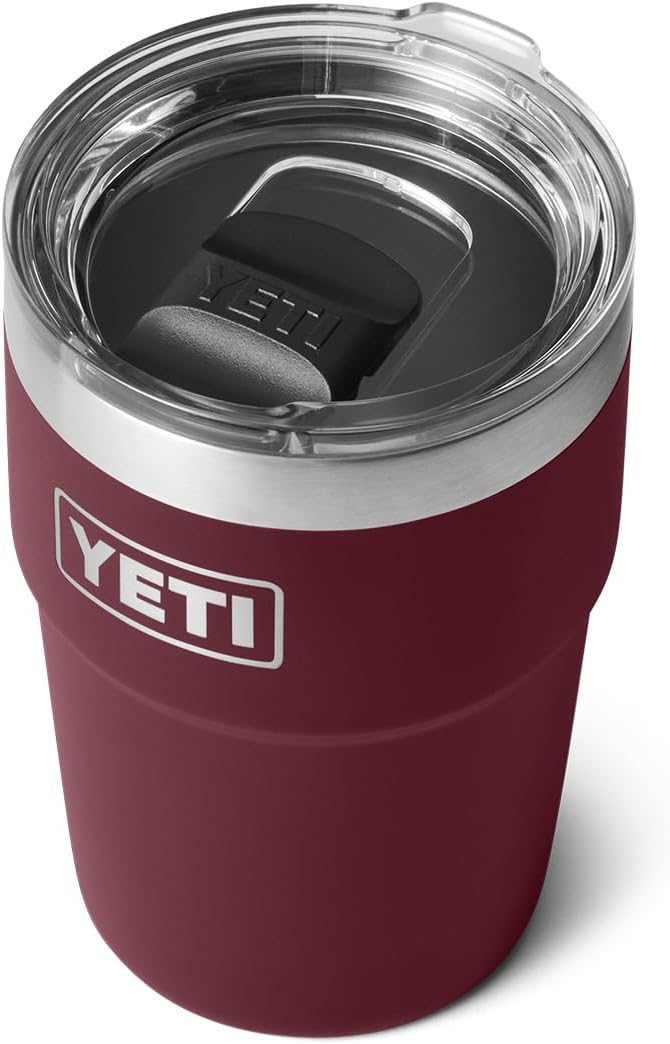 YETI Rambler 16 oz Stackable Tumbler, Vacuum Insulated, Stainless Steel with MagSlider Lid