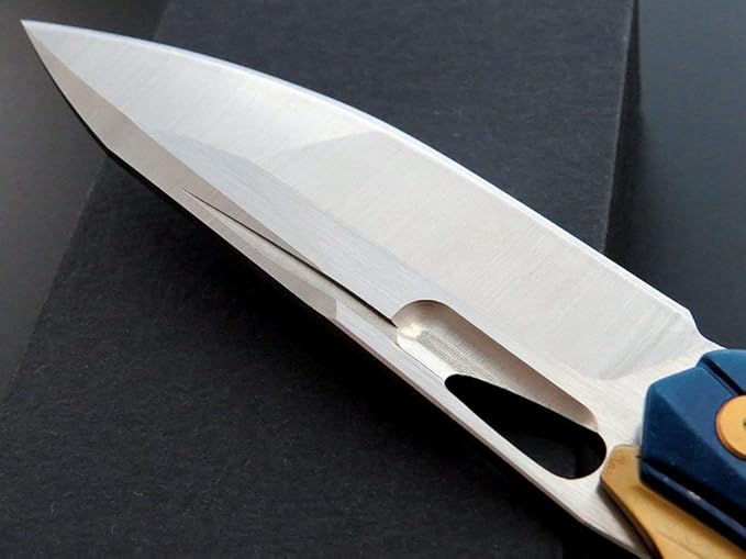 Eafengrow EF204 Folding Pocket Knife,D2 Blade Steel Handle Liner Lock with Clip Outdoor Camping Hiking Tactical EDC Tool (EF204-colorful)