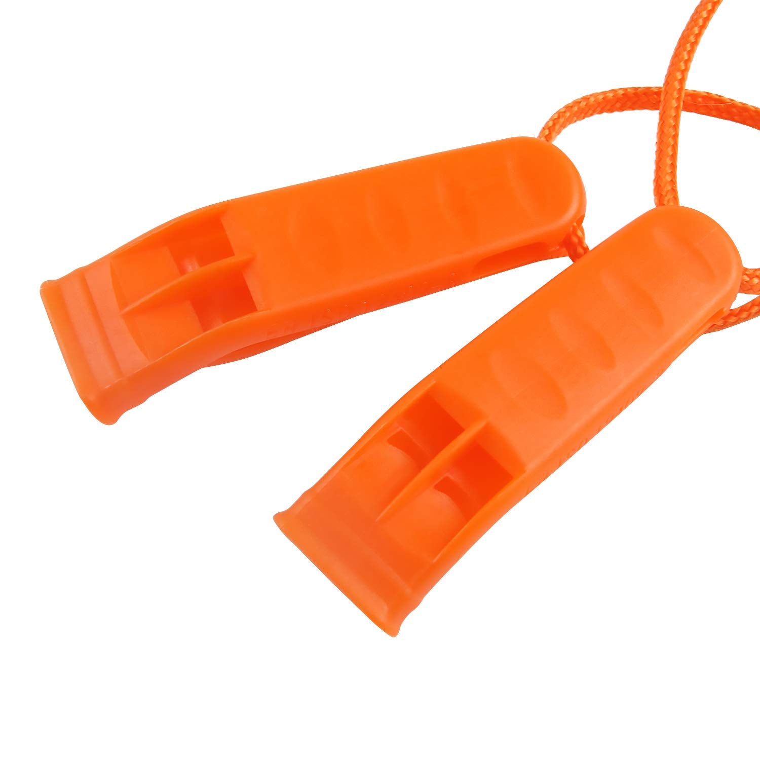 AUGSUN 10 Pcs Safety Whistle Marine Plastic Whistles for Emergency