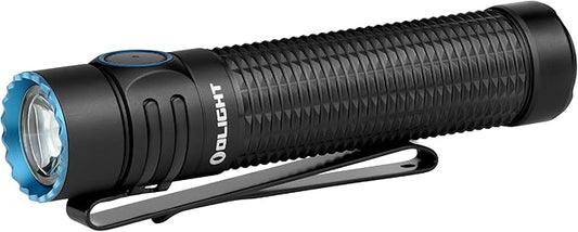 OLIGHT Warrior Mini3 Tactical Flashlight, Dual Switches LED Rechargeable Light with MCC3 Charger, 1750 Lumens Powerful EDC Light for Camping, Emergency and Outdoor (Black)