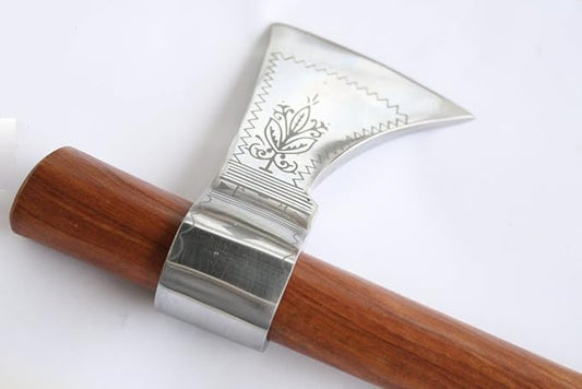 Throwing Axe - Win Your Next Viking Throwing Tomahawk Competition! 19" Hand Forged Hatchet from High Carbon Steel, NMLRA Approved, 100% Guaranteed from Defects