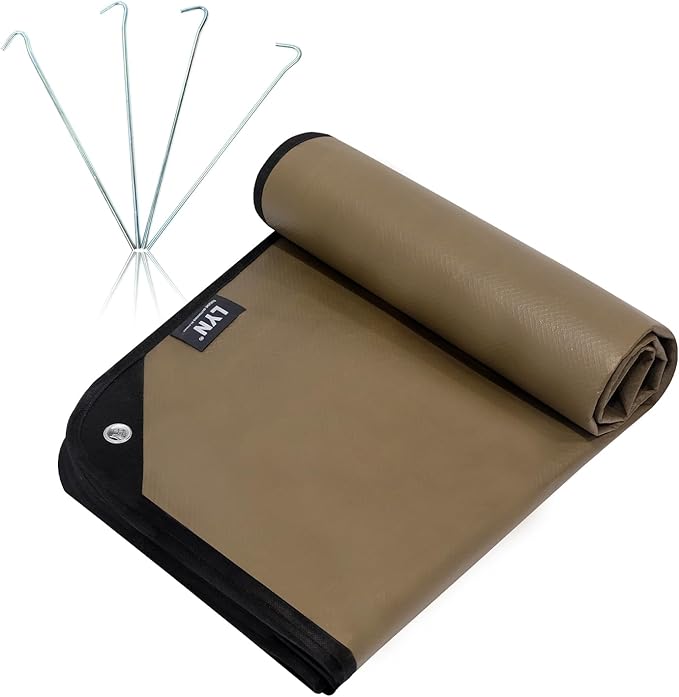 LYN Heavy Duty Emergency Blanket Survival Gear Waterproof Insulated Blanket Emergency Tarp for Camping, Hiking, Bushcraft