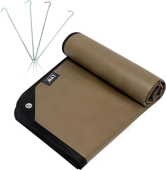 LYN Heavy Duty Emergency Blanket Survival Gear Waterproof Insulated Blanket Emergency Tarp for Camping, Hiking, Bushcraft