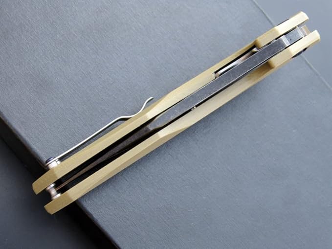 Eafengrow EF226 Folding Knives D2 Blade and G10 Handle Knife Outdoor Camping Hiking EDC Tools (stone)