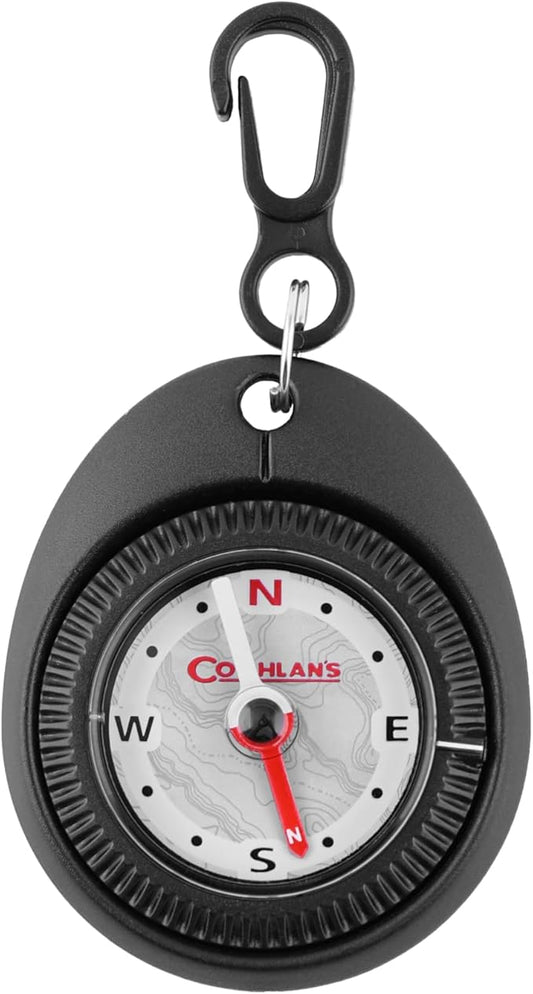 Coghlan’s Outdoor Compasses – Lightweight, Durable Navigation Tools for Hiking, Camping, Orienteering & Survival with Map, Wrist, Lensatic, LED, and Carabiner Options