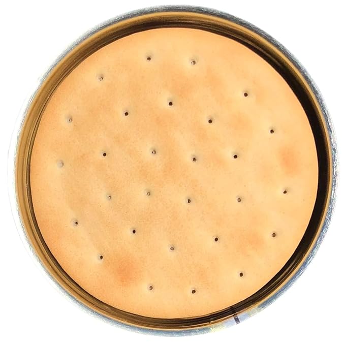 Future Essential Sailor Pilot Bread Crackers | Ship's Biscuit | Emergency Survival Food | Long Term Food Storage (30 years shelf life) Ready to Eat #2.5 (12 Cans) 12 Serving per Can