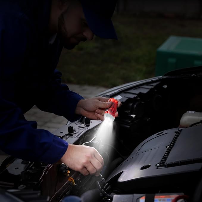 Retisee 48 Pcs Hand Crank Flashlight No Battery Required Torch Light Manual Press Flashlight 3 LED Squeeze Torch Light for Shoeboxes Camping Hiking (Red, Gray, Yellow, Green)