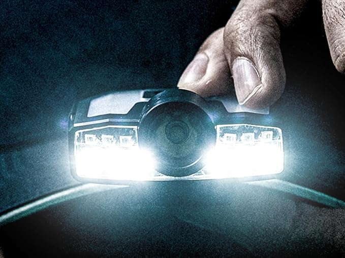 Orcap 2025 Edition ??120° Wide Beam Headlamp & Cap Light, 1000 Lumens, 4 Light Modes (White & Red), USB-C Rechargeable, IPX5 Waterproof, Lightweight LED for Camping, Work, Running