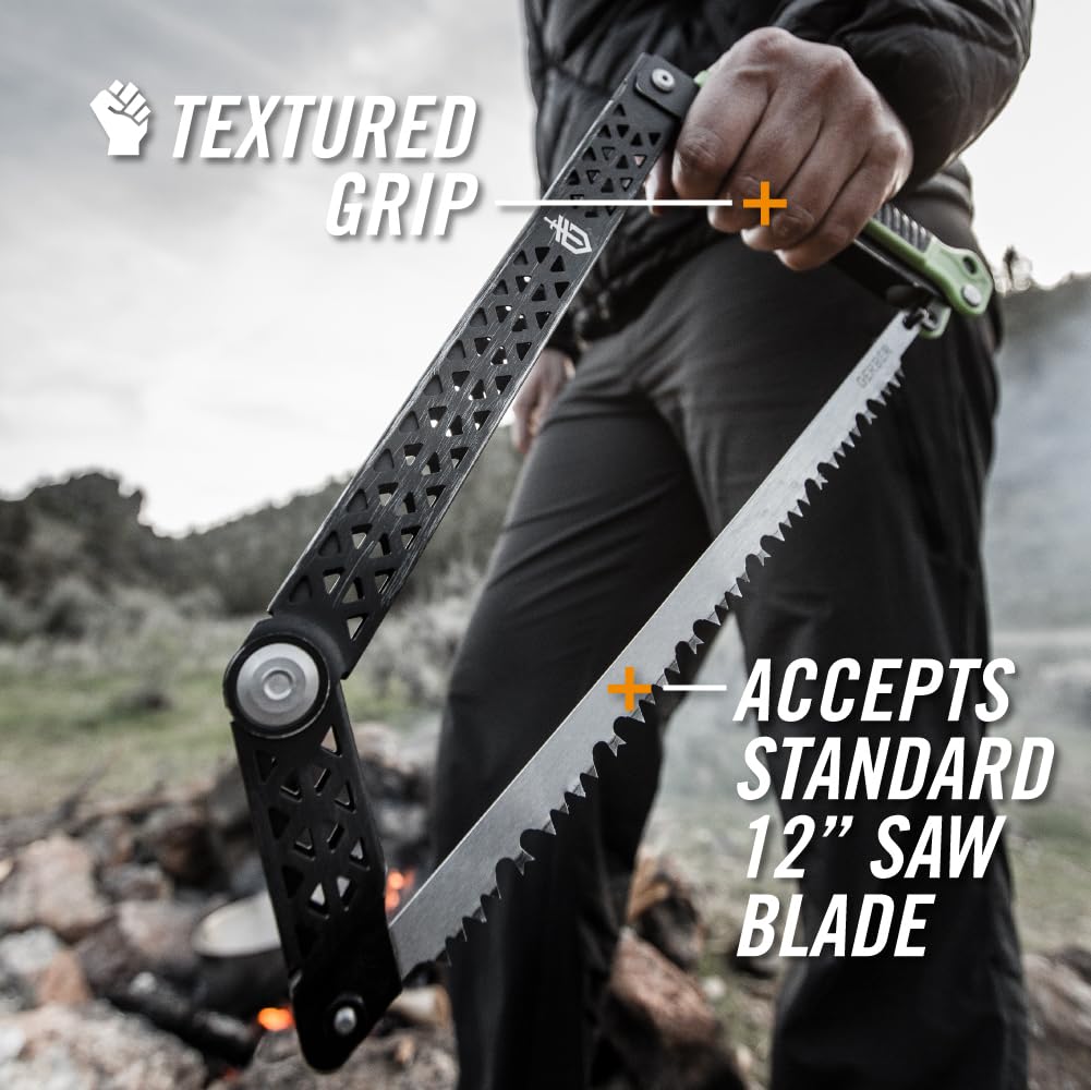 Gerber Freescape Camp Saw Folding Hand Saw for Backpacking Hiking Camping Pruning and Bushcraft