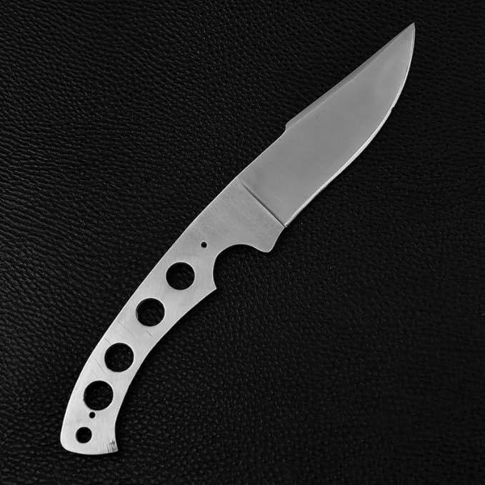 Zaby Knives-7284 Custom Handmade D2 Steel Hunting Knife Blank Blade, 9'' Skinning Knife Blank Blade For knife making, Gray (7284 Blank blade)