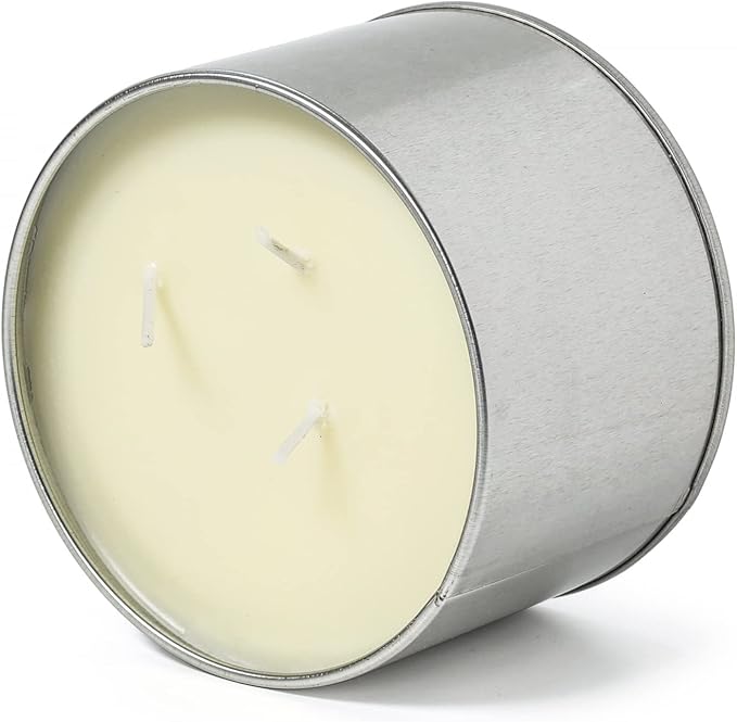 ASR Outdoor 36 Hour Camping Survival Emergency Light Wax Candle Fire Starter in Portable Tin Box, 3 Wick