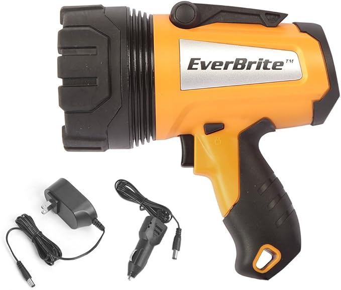 EverBrite LED Rechargeable Spotlight Flashlight 1000 Lumens Dimmable Ultra-Bright Outdoor Light