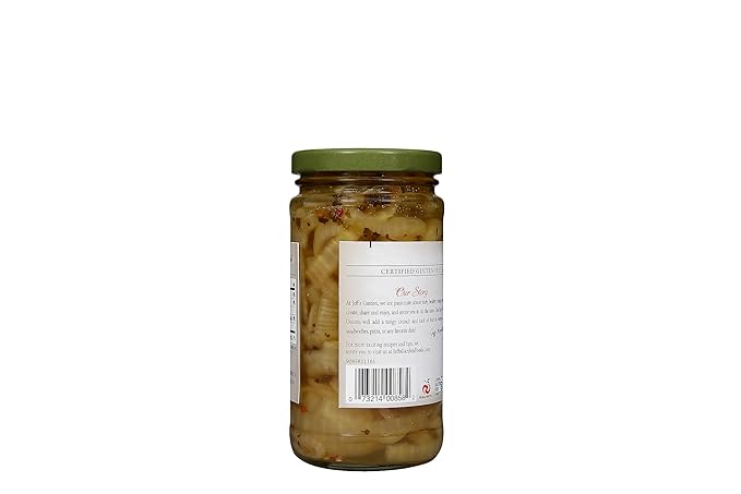 Jeff's Garden Pickled Onion Pack, Pickled Red Onion & Spicy Pickled Onion | Gluten Free | 12 Fluid Ounce Jar (Pack of 2)