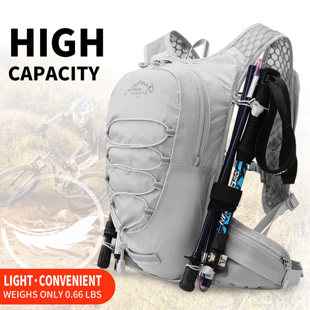 IX INOXTO Running Hydration Vest for Men & Women - 3L Water Backpack for Trail Running, Marathon