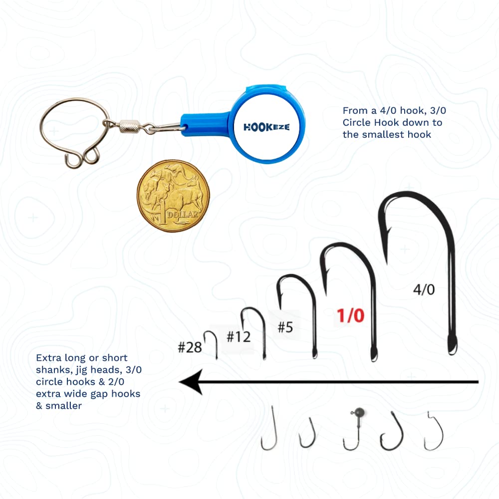 2023 Updated Design Hook Eze Fishing Gear Knot Tying Tool | Pack of 2 | Protect from Fish Hooks |