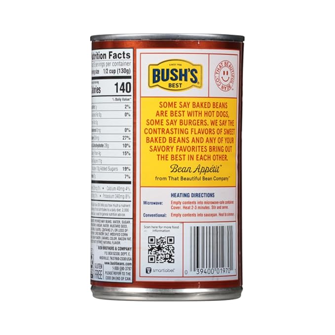 Bush's Best Baked Beans, Bacon Maple Country Mix, 3 Maple Cured Bacon (28 Oz), 3 Country Style (28 Oz), (Variety Pack)