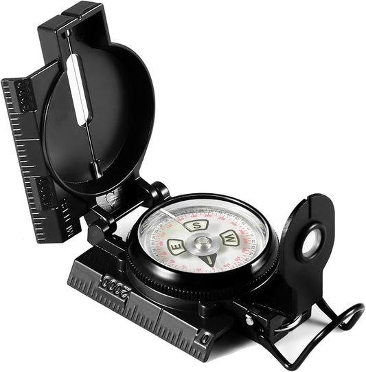 Eyeskey Multifunctional Military Sighting Navigation Compass Impact Resistant & Waterproof Compass for Hiking, Camping