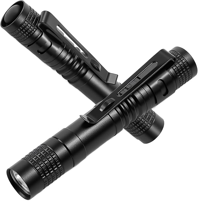 10 Pack Mini LED Flashlight 3.3 Inch Pocket Pen High Lumens Handheld Flashlight with Clip for Camping,Outdoor,Emergency