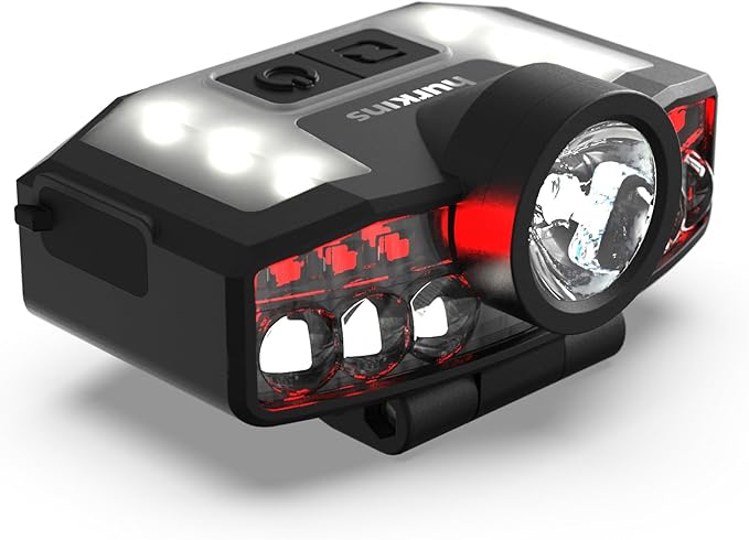 Orcap 2025 Edition ??120° Wide Beam Headlamp & Cap Light, 1000 Lumens, 4 Light Modes (White & Red), USB-C Rechargeable, IPX5 Waterproof, Lightweight LED for Camping, Work, Running