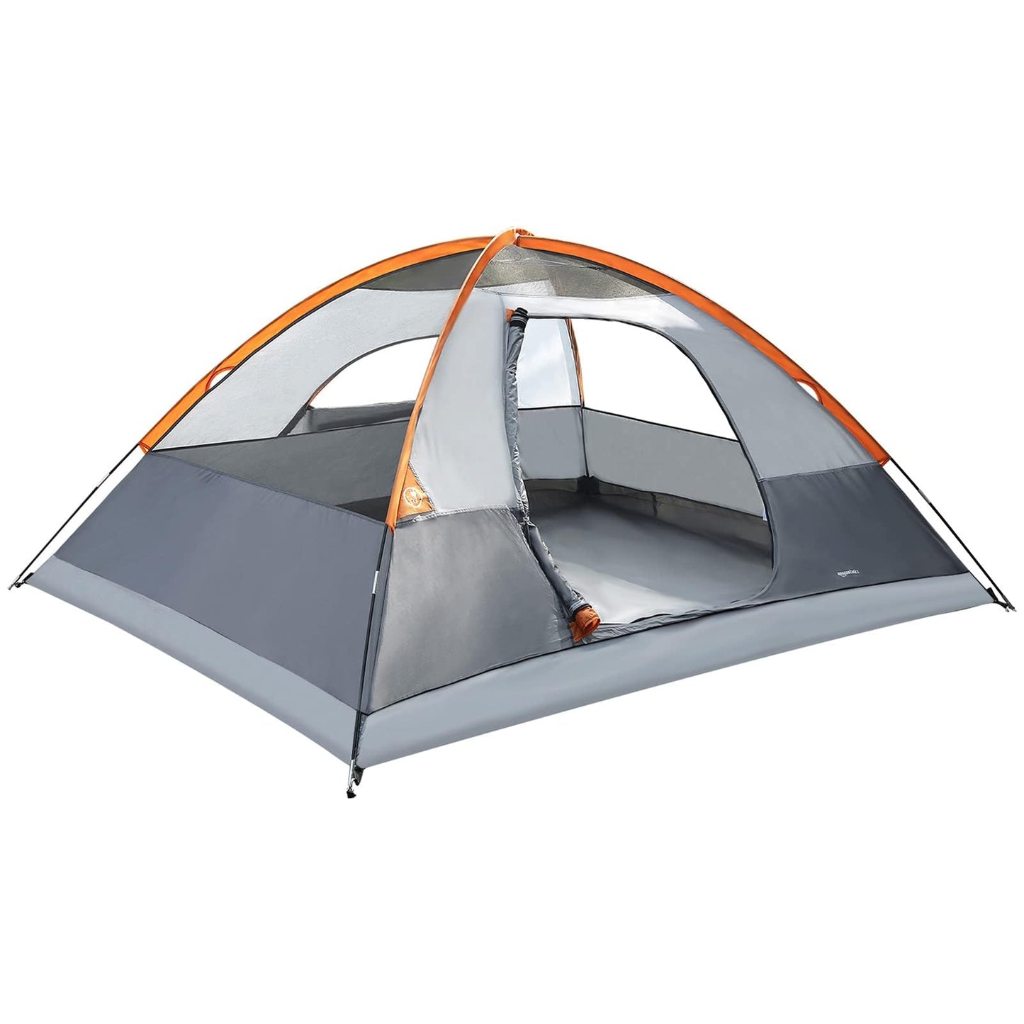 Amazon Basics 4-Person Camping Tent with Quick Setup, Spacious Interior, Ventilation Design