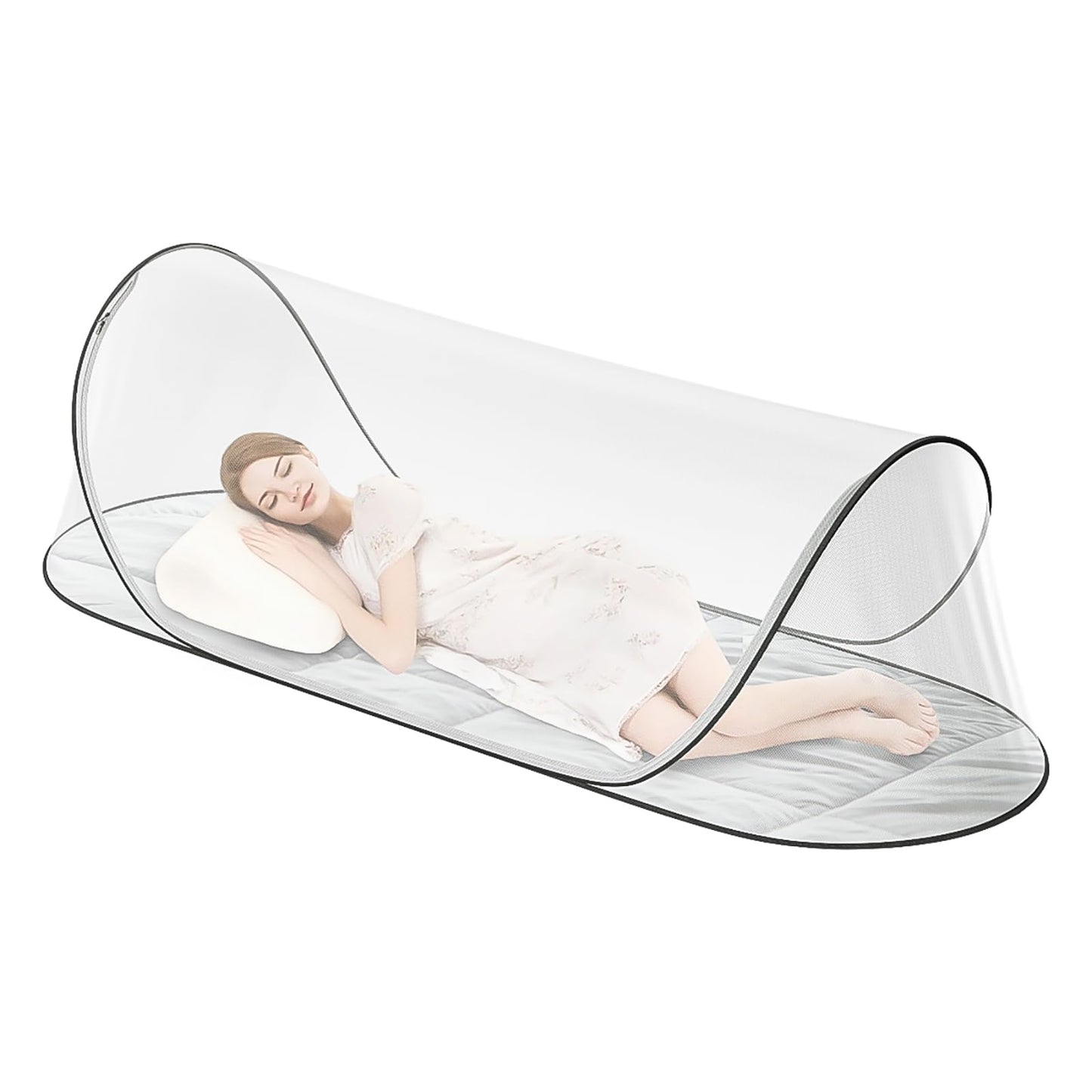 78 * 31 * 23Large Pop-Up Mosquito Net, Lightweight, Breathable, and Soft Convenient Mesh