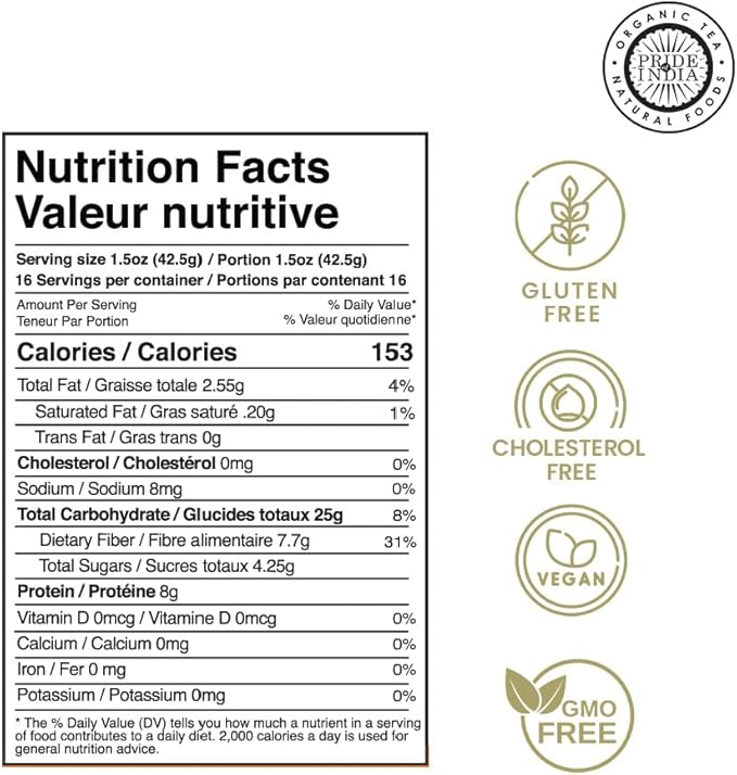 Pride Of India - PACK of 6 - Indian Whole White Garbanzo Beans 10mm - Protein & Fiber Rich Kabuli Chana, 1.5 Pound Jar