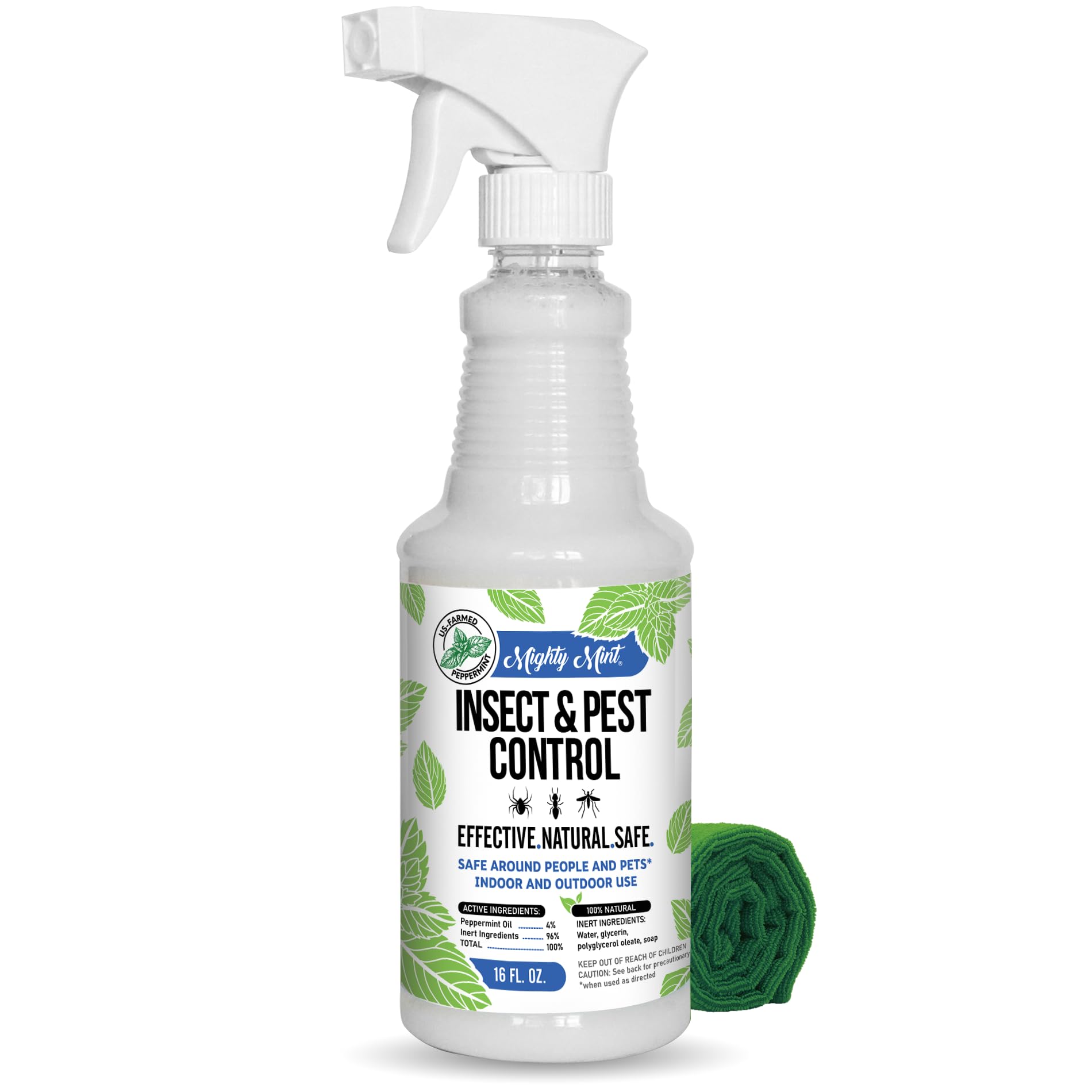 Mighty Mint Peppermint Oil Insect Repellent Spray, 16 oz