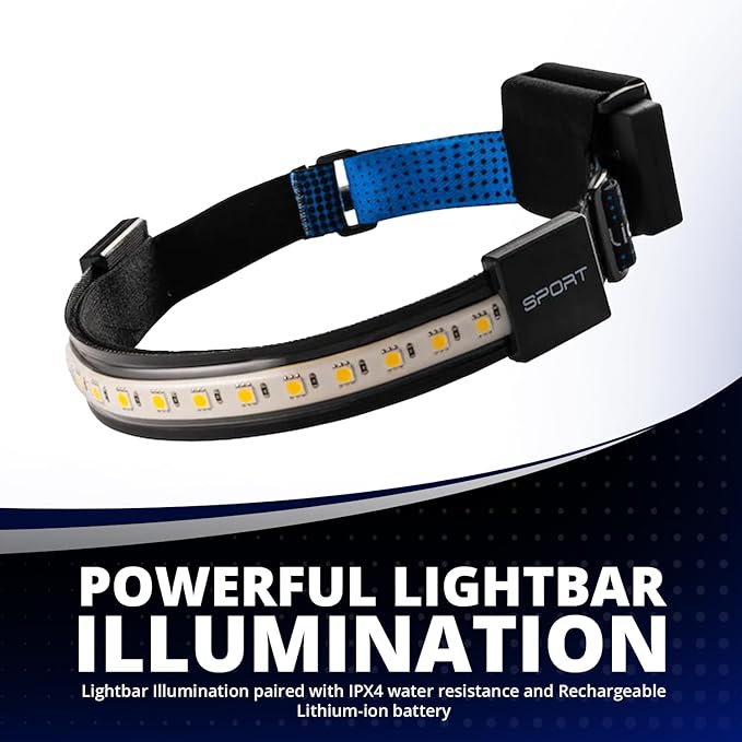 | LED Headlamp, 300 to 500 Lumens, Spot Light Mode and Red Light Modes Available On Select Models - Perfect for Camping Running Biking Fishing Construction