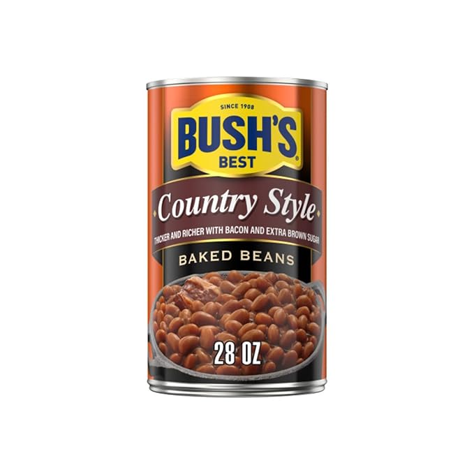 Bush's Best Baked Beans, Sweet Country Maple, 1 Maple Cured Bacon (28oz), 1 Country Style (28oz), 1 Brown Sugar Hickory (28oz), (Variety Pack)
