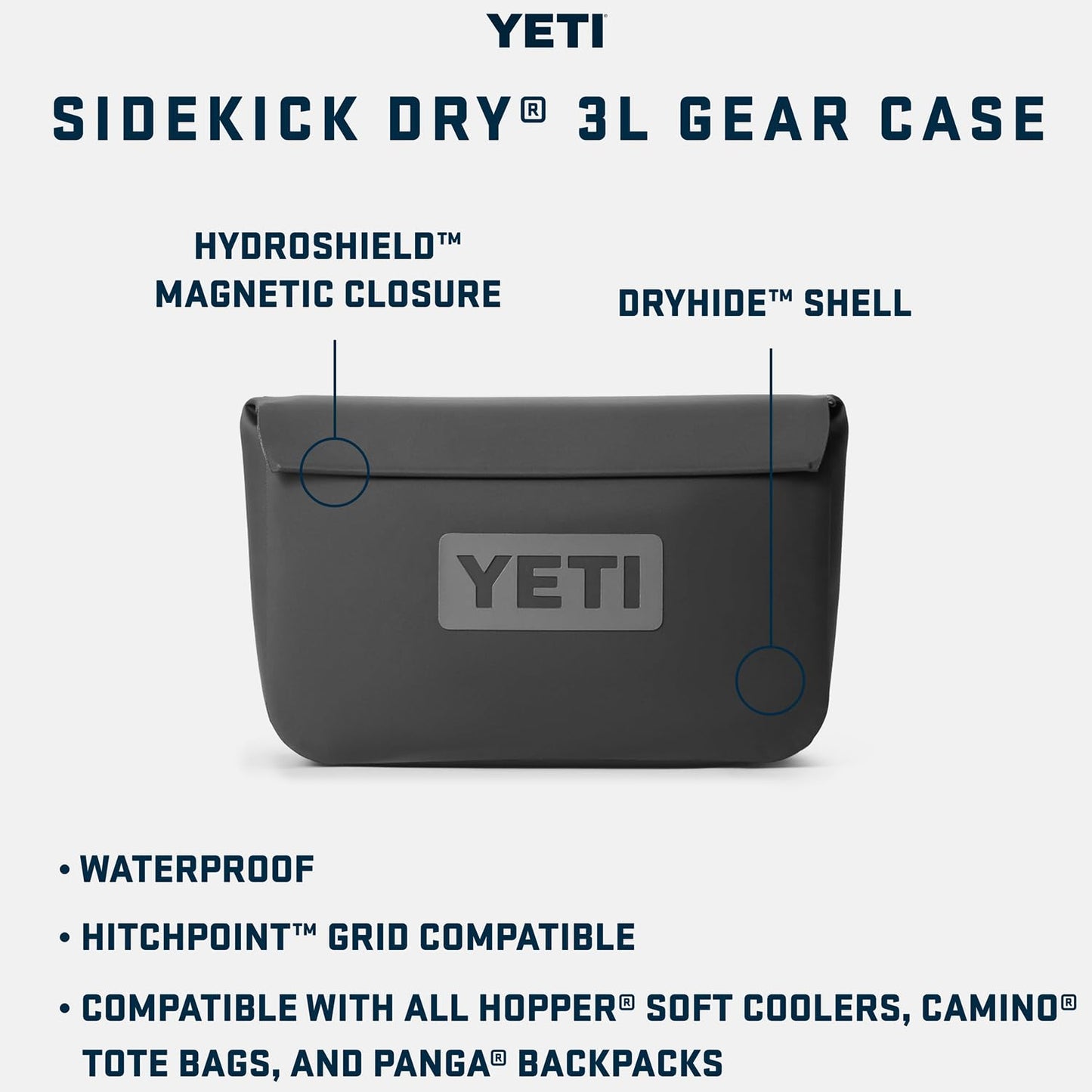 YETI Sidekick Dry 3L Gear Case, Olive