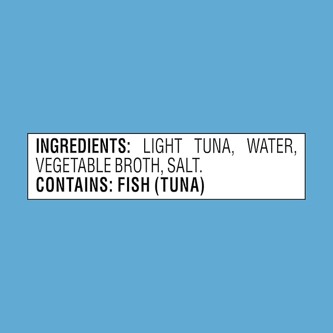 StarKist Reduced Sodium Chunk Light Tuna in Water, 2.6 oz Pouch (24 Pack) Ready to Eat Wild Caught Tuna, 17g Protein, Gluten Free, Soy Free, Kosher, Perfect for Salads, Keto Meals and Snacks