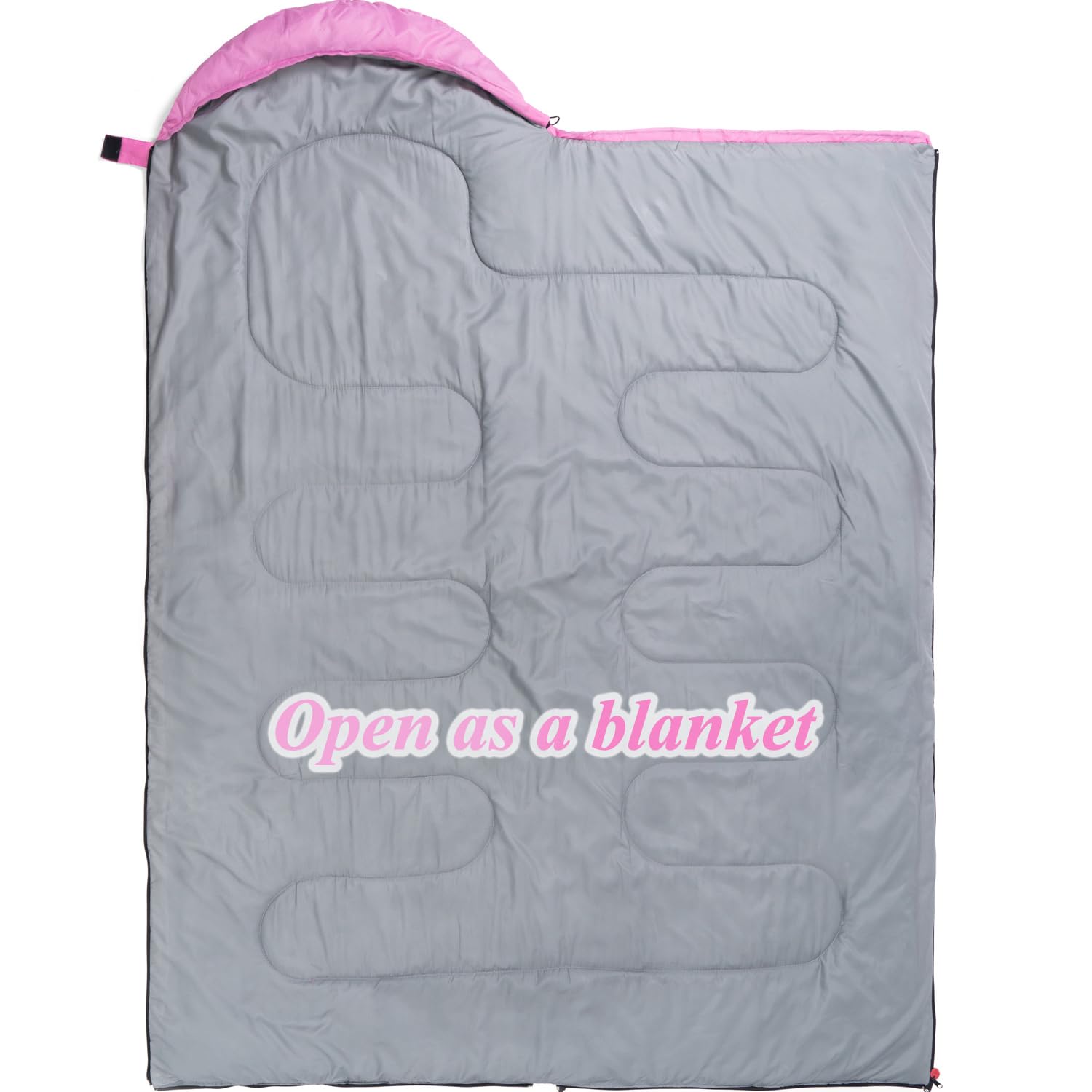 Sleeping Bag - 3 Seasons for Adults Boys Girls Camping Hiking - Warm Cold Weather Lightweight