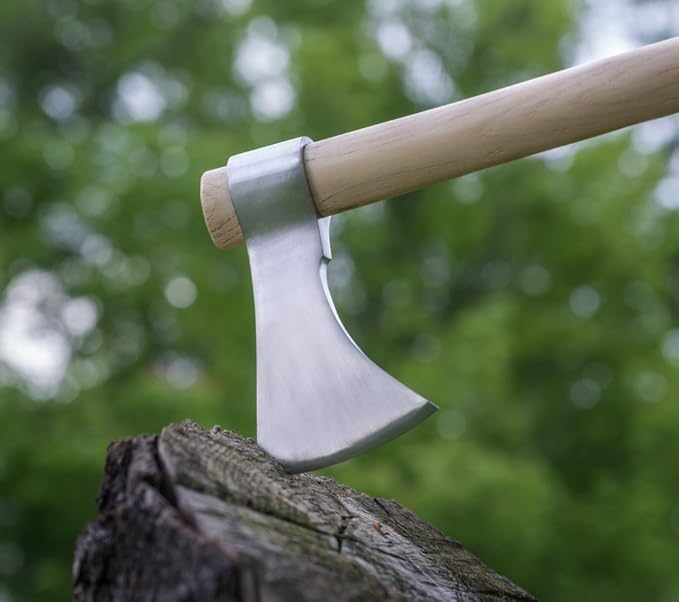 Throwing Axe - Win Your Next Viking Throwing Tomahawk Competition! 19" Hand Forged Hatchet from High Carbon Steel, NMLRA Approved, 100% Guaranteed from Defects