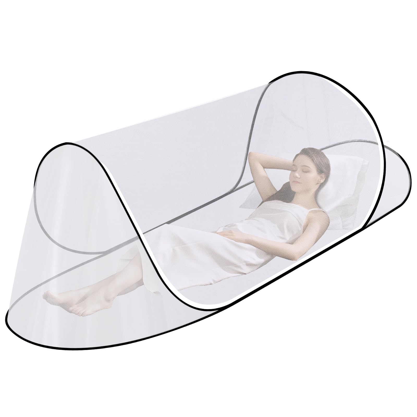 Large Pop Up Mosquito Net Tent, 78*30*24 Inch Portable Foldable Mesh Tent