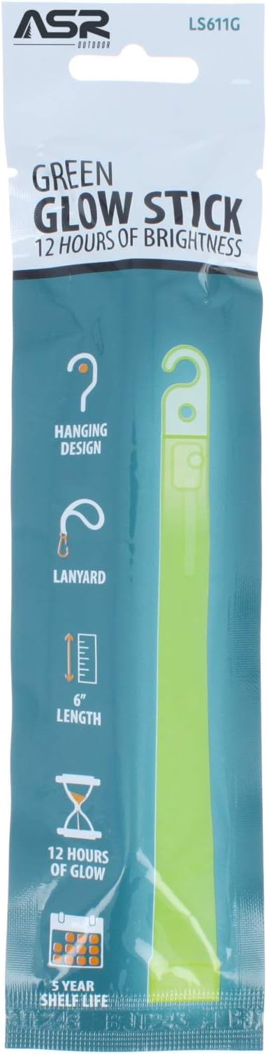 ASR Outdoor (3 Pack) Emergency Glow Stick BOB High Visibility Safety Light