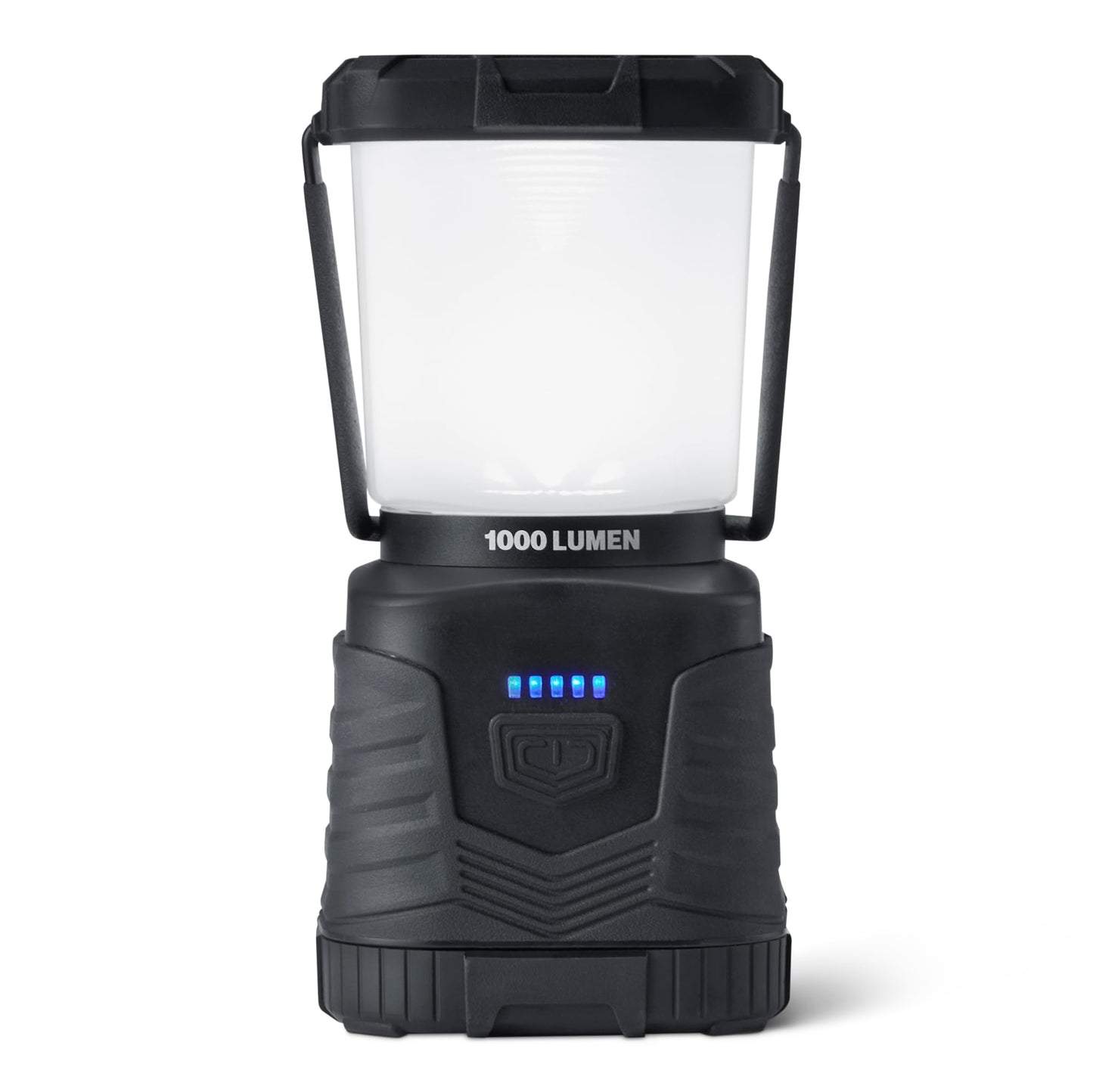 Amazon Basics Camping Essentials Lantern, 360-Degree 1000 Lumen LED, Adjustable Dimmable with 4