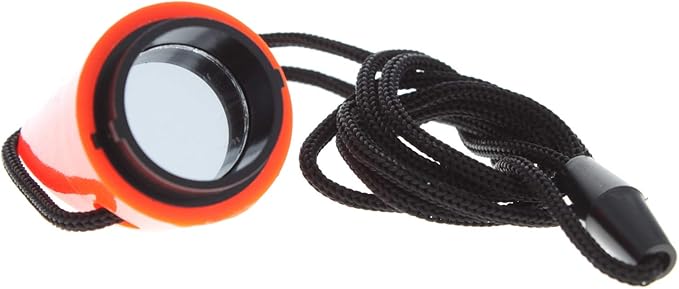 Kids Survival Outdoor Camping Multi Tool Whistle Compass LED 7 in 1 Flashlight
