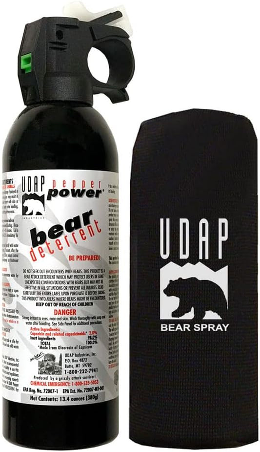 UDAP 18HP Super Mag Bear Spray, Multi