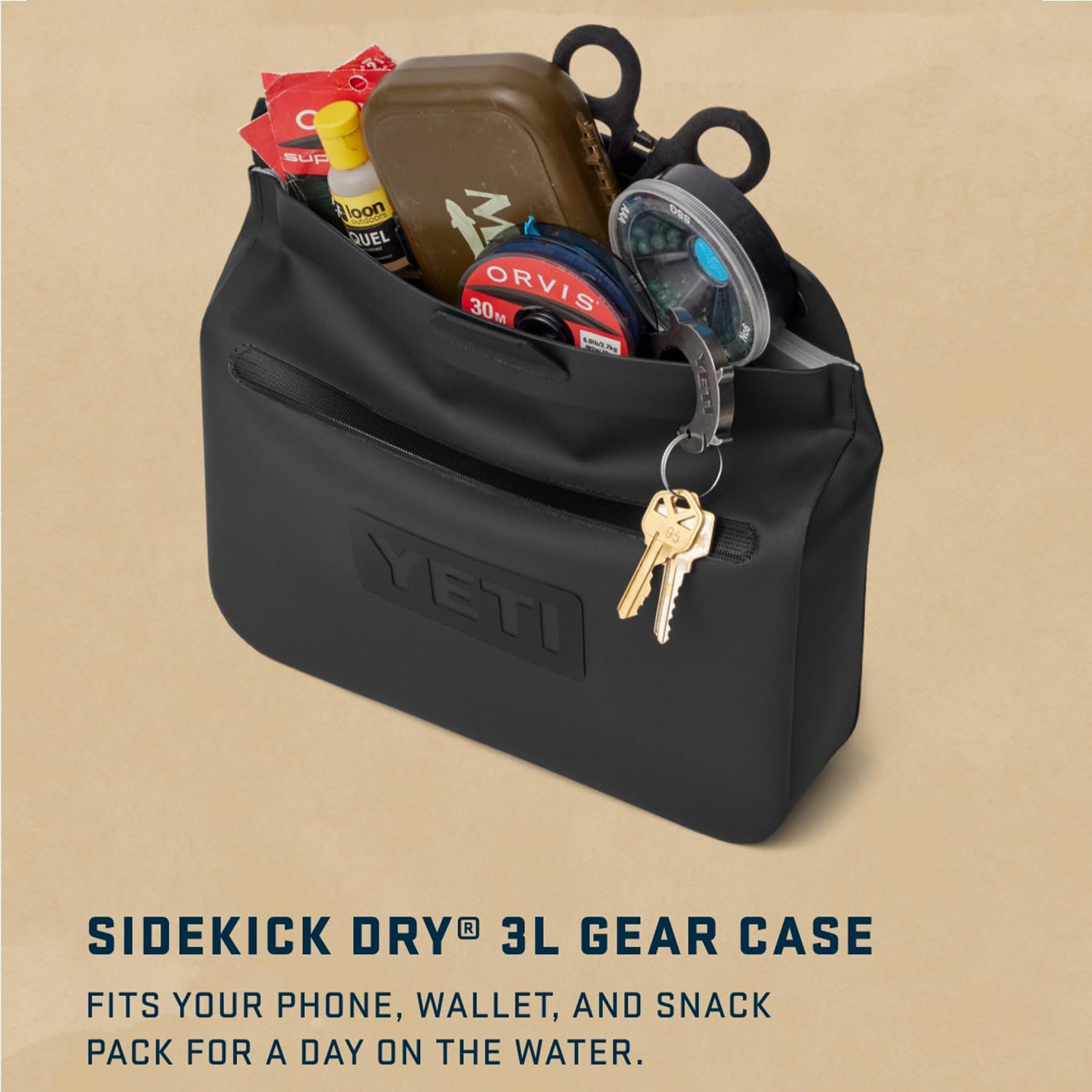 YETI Sidekick Dry 3L Gear Case, Olive