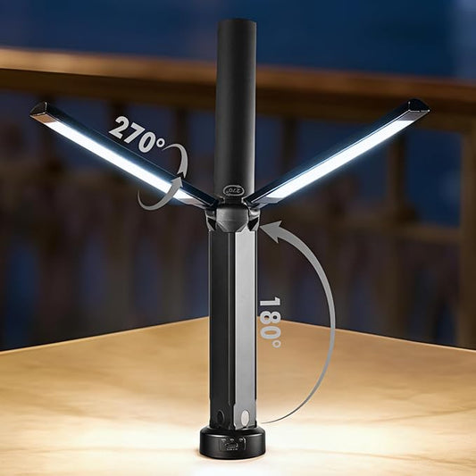 Rechargeable Camping Light with Remote,Dimmable Outdoor Lantern,26-Hour Runtime,3 Colors 5 Brightness, IP54 Waterproof for Outdoor Adventure Emergency,Power Outage,Hiking,Fishing,Tent,Home