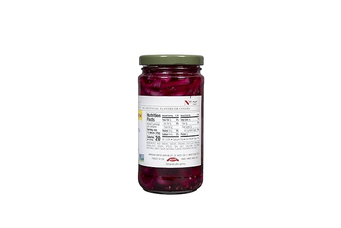 Jeff's Garden Pickled Onion Pack, Pickled Red Onion & Spicy Pickled Onion | Gluten Free | 12 Fluid Ounce Jar (Pack of 2)