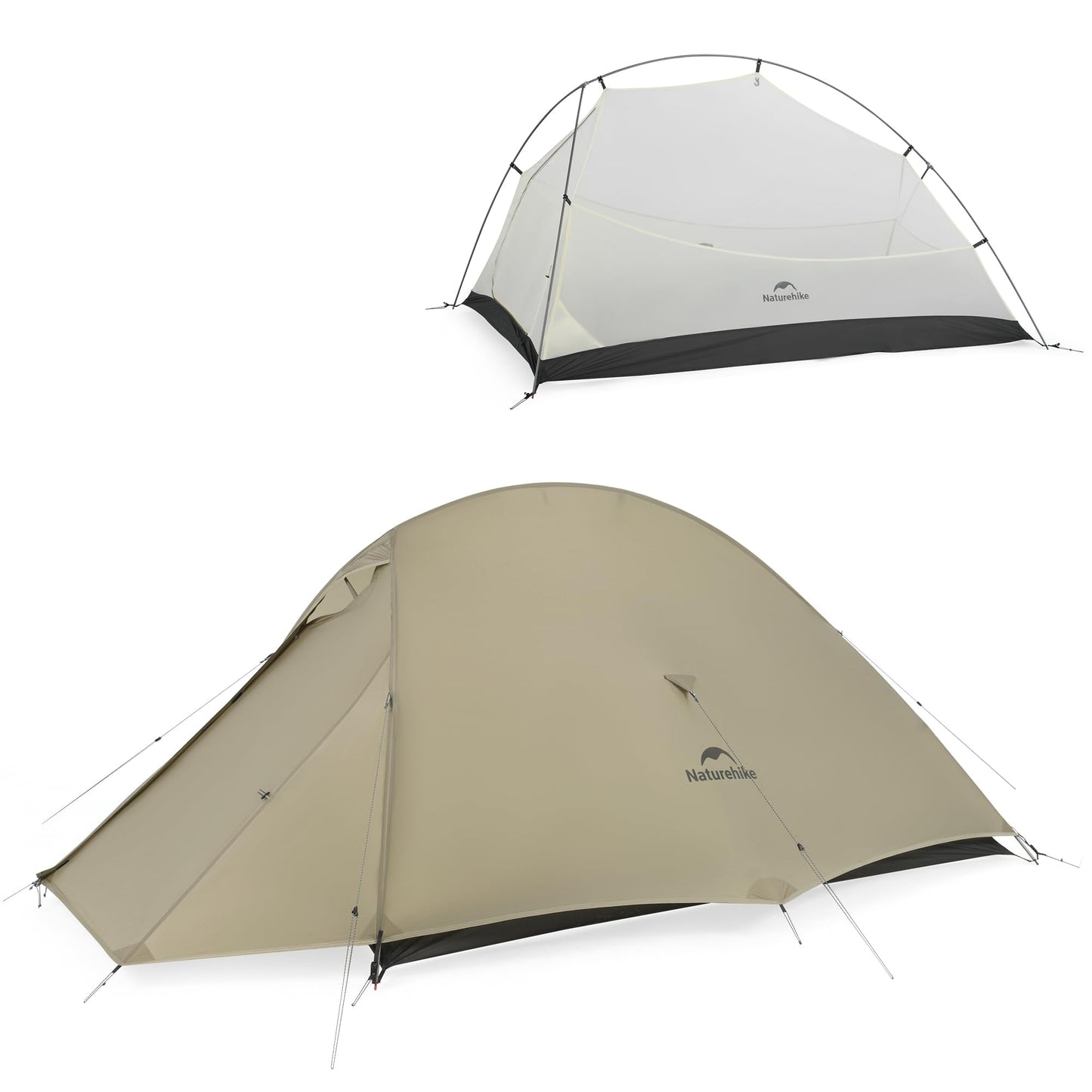 Naturehike Cloud up Pro 2 Person Tent, Double Layer Waterproof Two Person Tent,Ultralight 2 Person